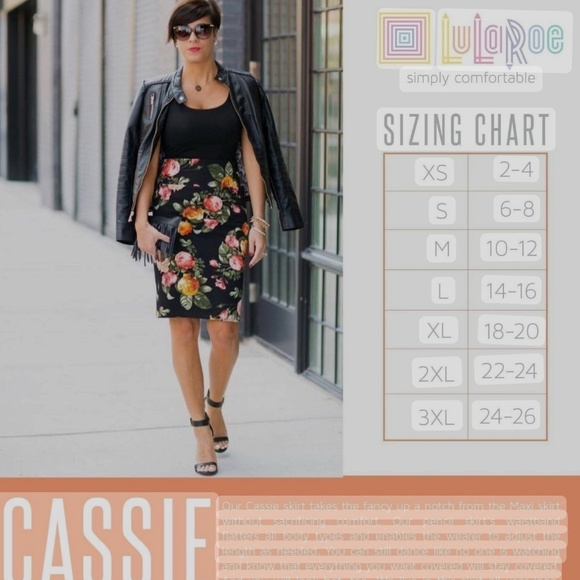 LulaRoe Elegant Cassie Skirt - Picture 5 of 5
